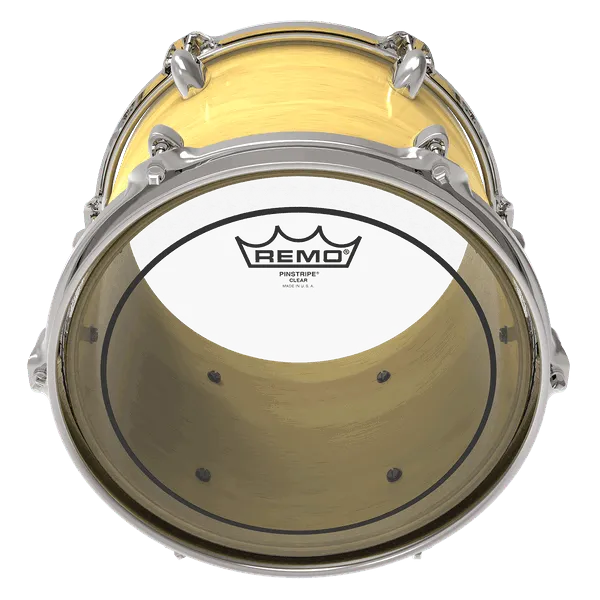 Remo 12-Inch Pinstripe Clear Drumhead