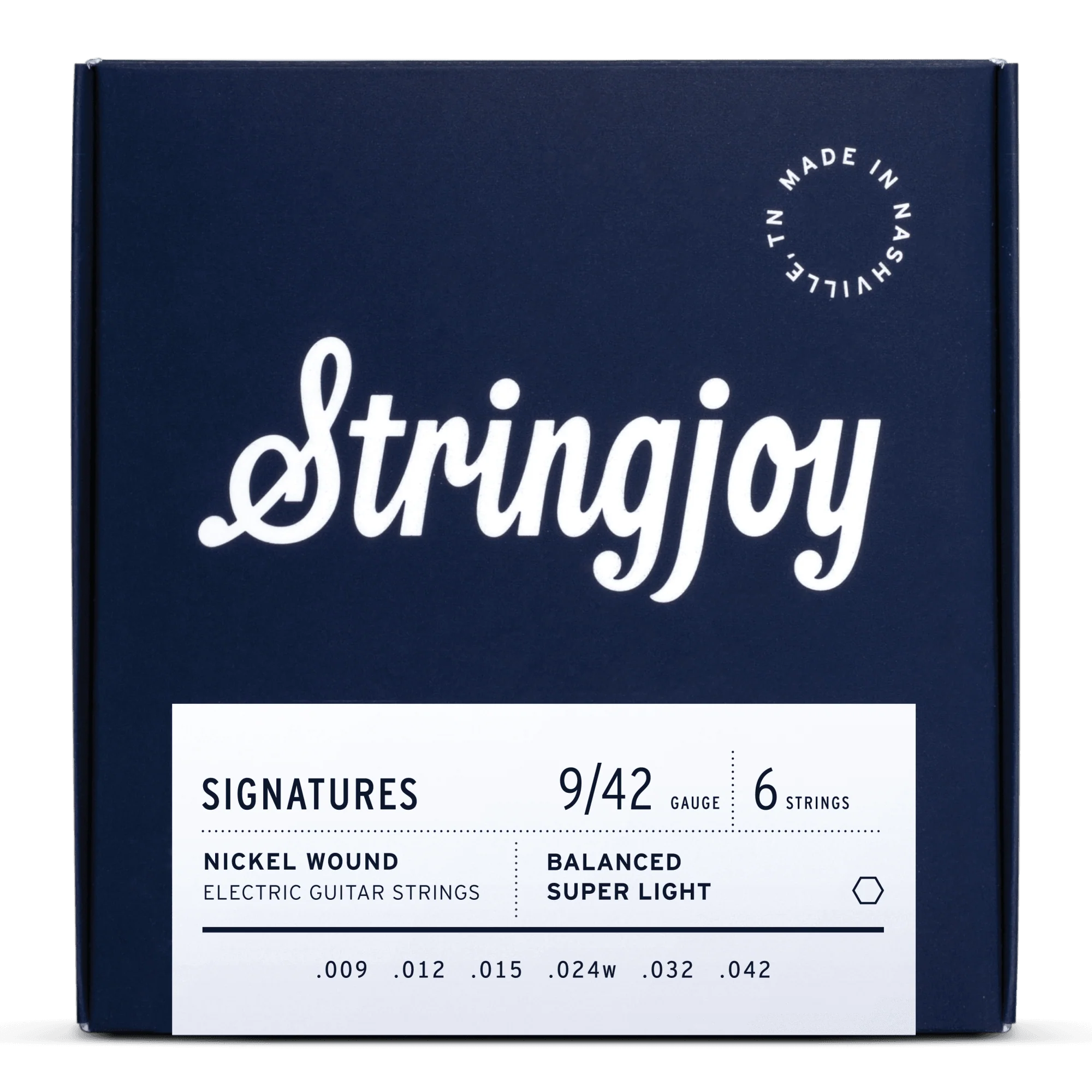 Signatures | Balanced Super Light Gauge (9-42) Nickel Wound Electric Guitar Strings