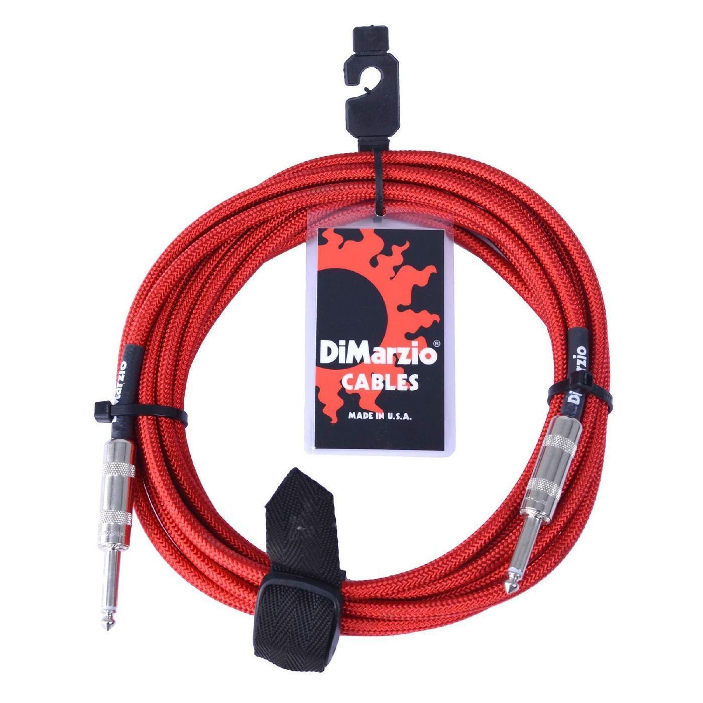 18 Ft Guitar Cable Red - Accessories - Cables & Adaptors by Dimarzio at Muso's Stuff
