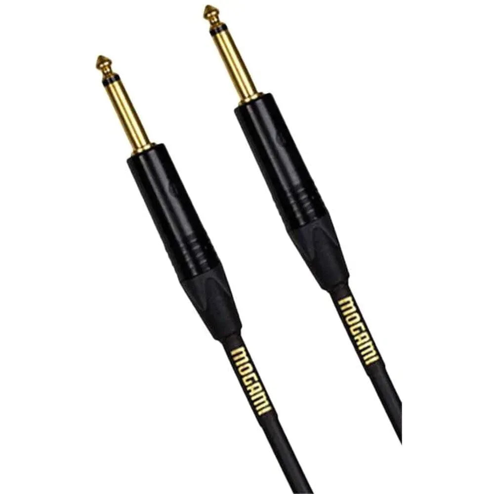 18 Ft Gold Instrument Cable With Straight Ends-Accessories - Cables & Adaptors-Muso's Stuff 