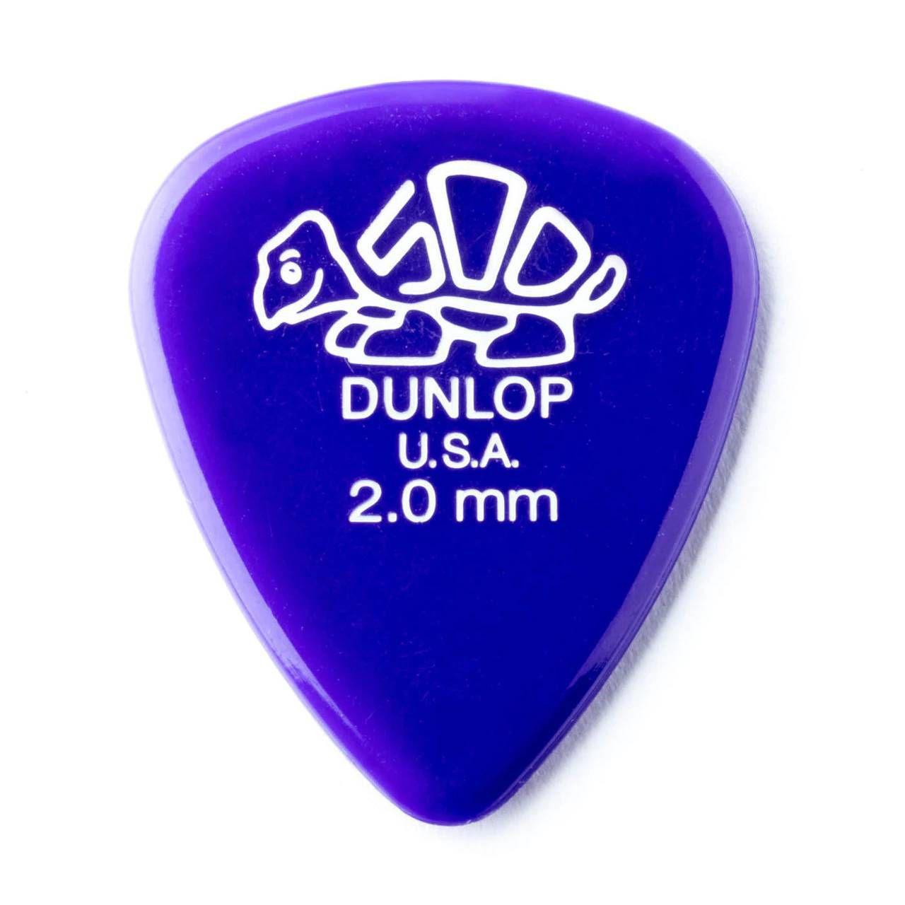 2.00mm Pick Delrin Player Pack 12 Pack - Guitars - Picks by Jim Dunlop at Muso's Stuff