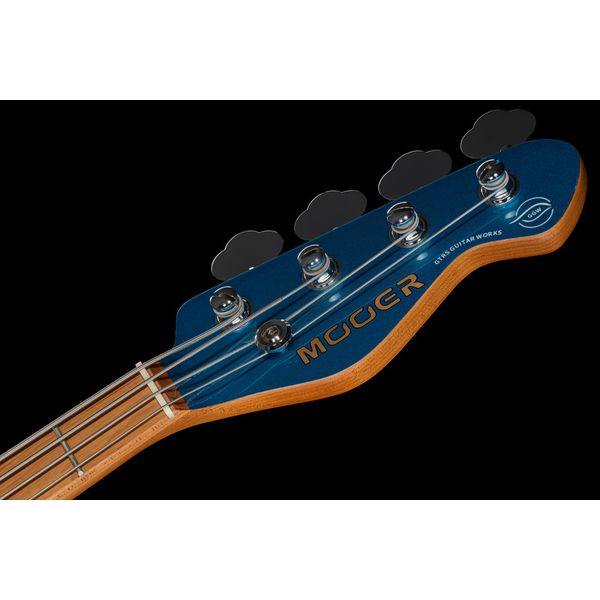 BJ410 Bass Guitar Metal Blue w/gig bag