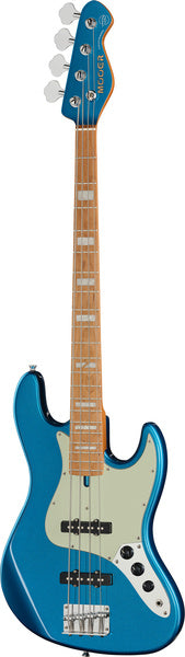 BJ410 Bass Guitar Metal Blue w/gig bag