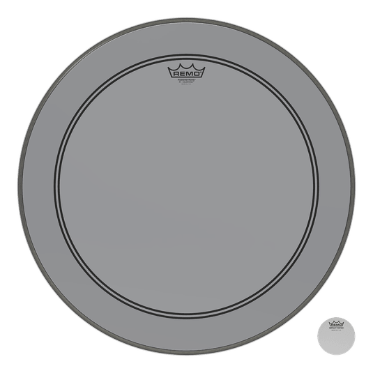22 Inch PowerStroke P3 ColourTone Smoke Bass DrunHead - Drums & Percussion - Drum Heads by Remo at Muso's Stuff