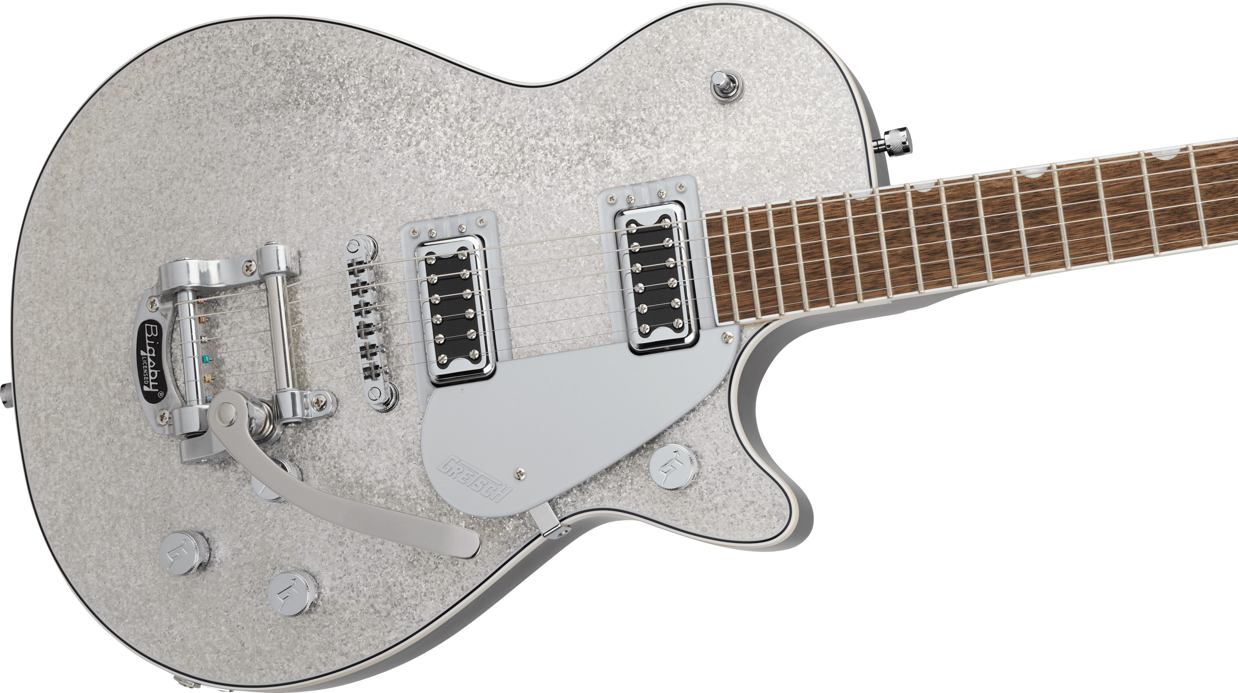 G5230T Electromatic Sparkle Jet FT Single-Cut with Bigsby Laurel Fingerboard Silver Sparkle