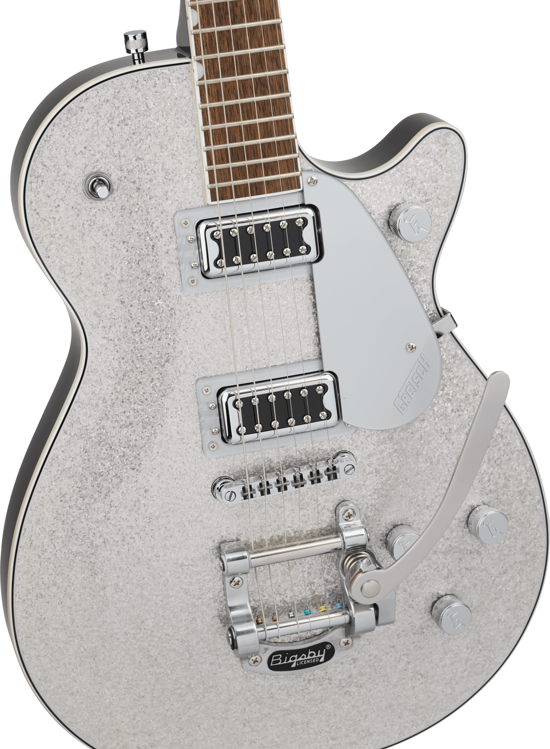 G5230T Electromatic Sparkle Jet FT Single-Cut with Bigsby Laurel Fingerboard Silver Sparkle