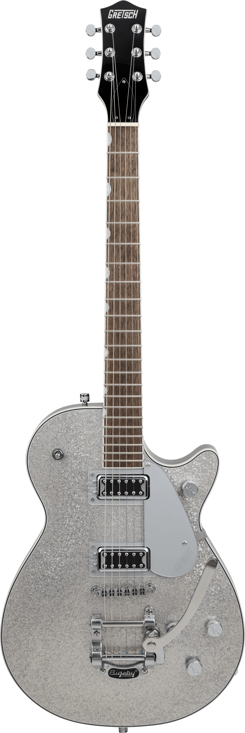 G5230T Electromatic Sparkle Jet FT Single-Cut with Bigsby Laurel Fingerboard Silver Sparkle