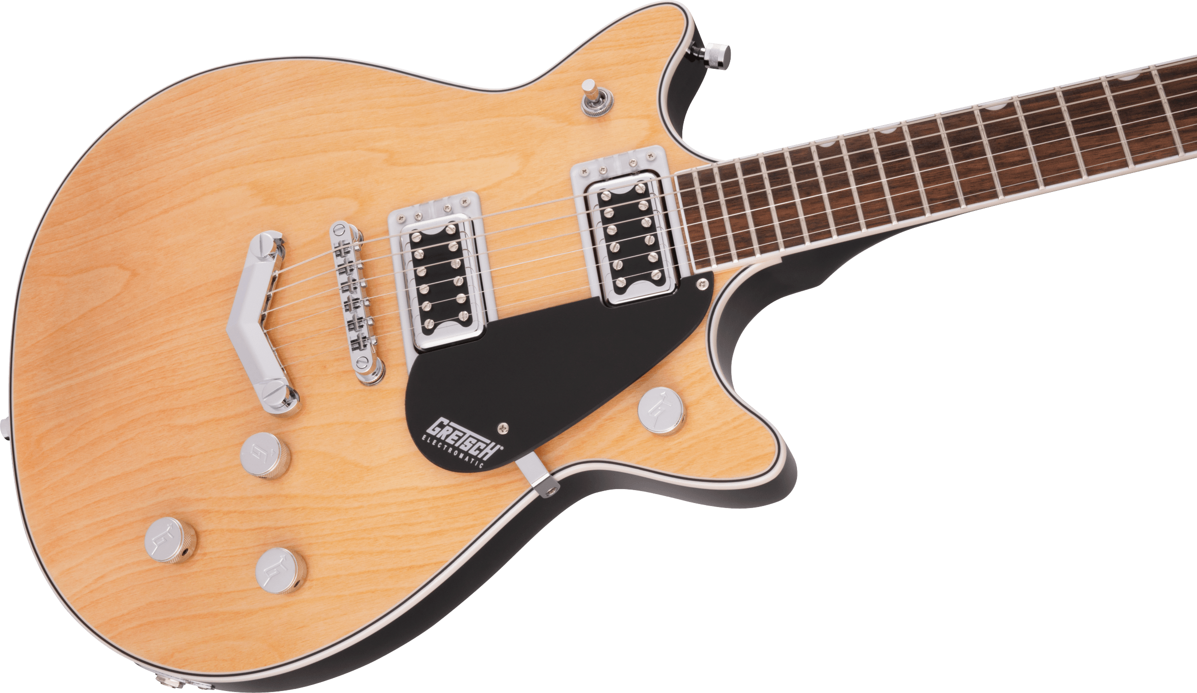 G5222 Electromatic Double Jet BT with V-Stoptail Laurel Fingerboard Aged Natural