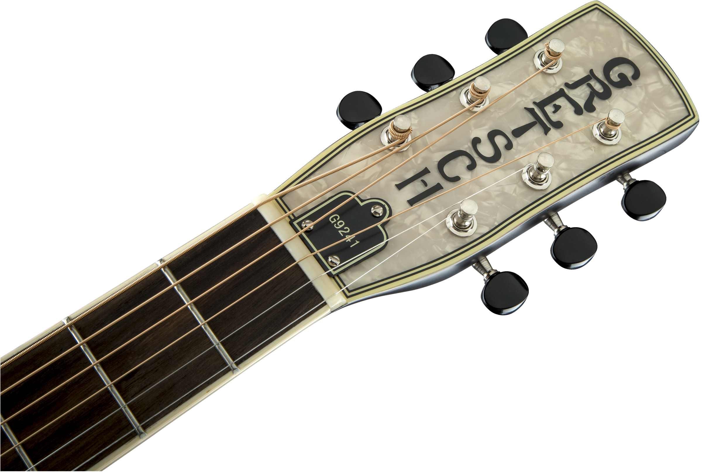 G9241 Alligator Biscuit Round-Neck Resonator Guitar with Fishman Nashville Pickup 2-Color Sunburst