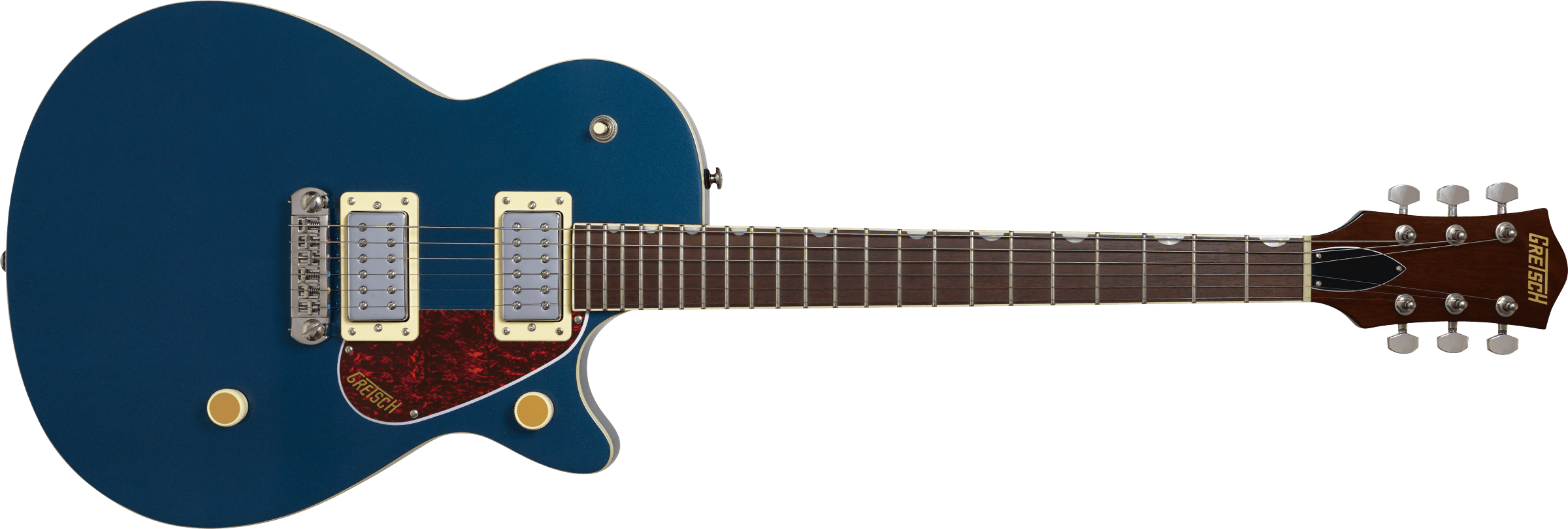 Streamliner Jet Club Single-Cut with Wraparound Laurel Fingerboard Dark Denim