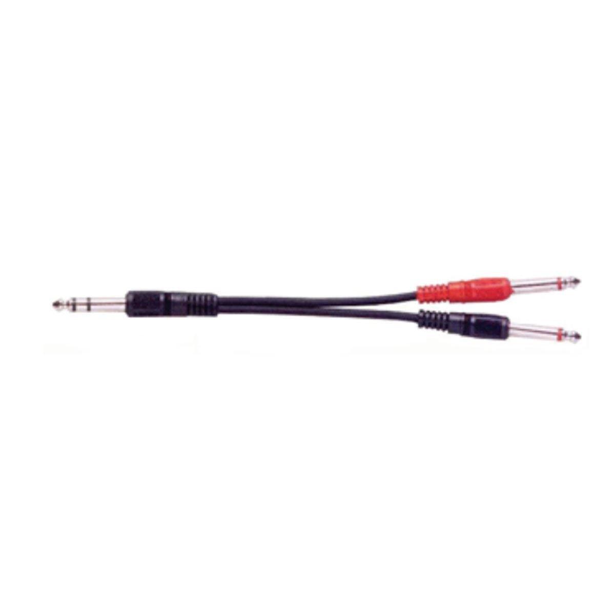 3 Ft 6.3 Stereo To 2 X 6.3 Mono Jack Cable - Accessories - Cables & Adaptors by AMS at Muso's Stuff
