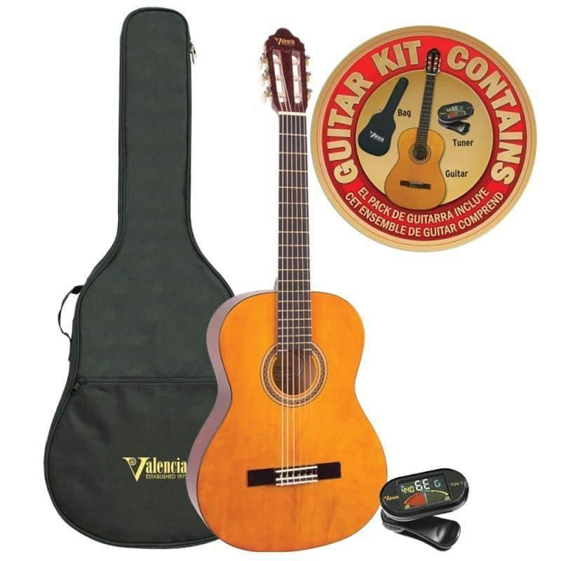 3/4 Classical 100 Series Kit - Guitars - Classical by Valencia at Muso's Stuff