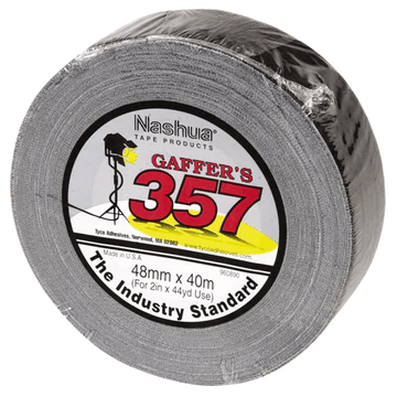 357 Gaffer Tape 02 Inch Black - Gaffer Tape by Nashua at Muso's Stuff