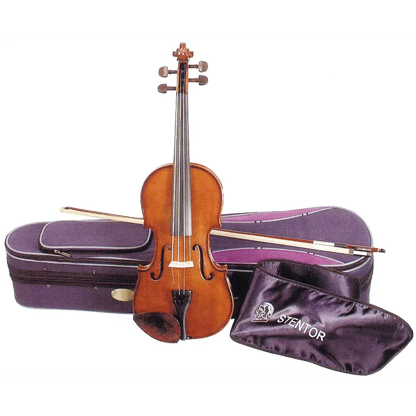 Stentor 4/4 Size Violin Outfit Student 1 Antique Chestnut