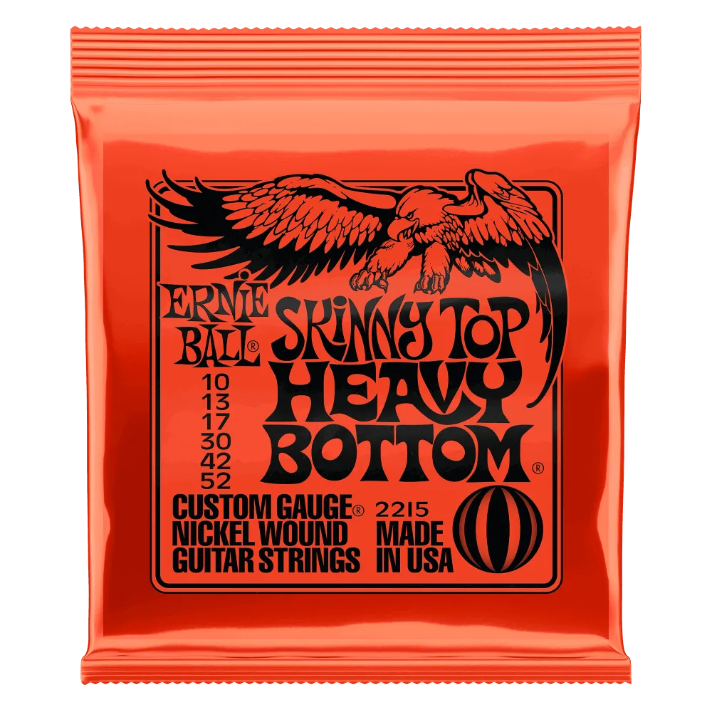 Skinny Top Heavy Bottom 10/52 Electric Guitar Strings Set, Nickel Wound, 2215-Strings - Electric Guitar-Ernie Ball-Muso's Stuff 