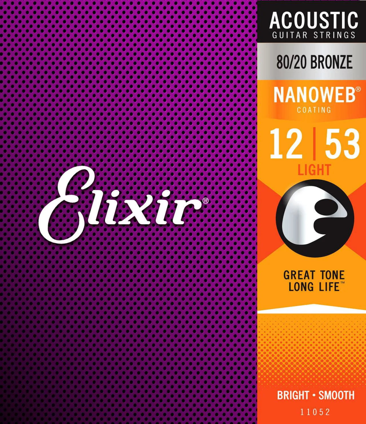 Acoustic Guitar Strings Set 12/53 Ctd-Br Lt Nanoweb-Strings - Acoustic Guitar-Muso's Stuff 