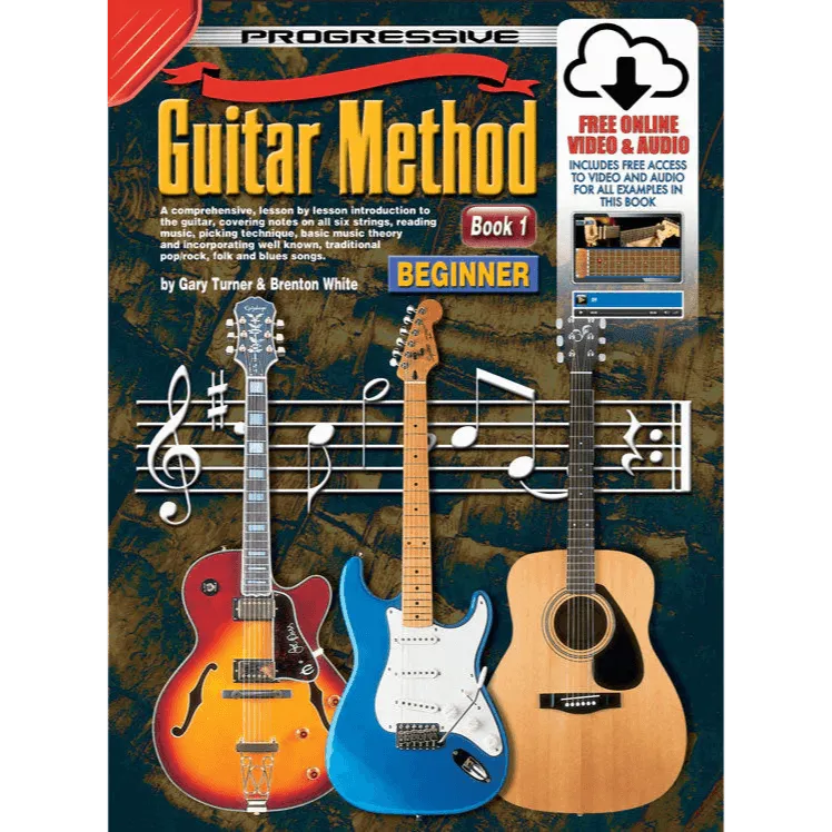 54048 Progressive Guitar Mth Bk 1 Online Media-Print Music-Muso's Stuff 
