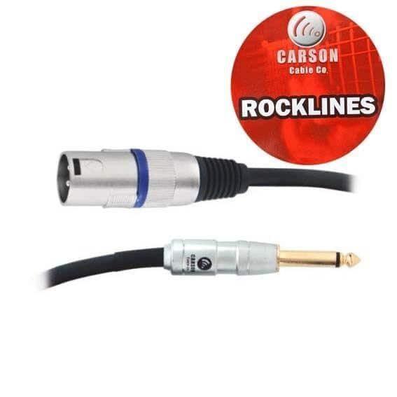 6 Ft Mic/Audio Cable XLR (M) - 1/4 inch (6.3mm) Jack Plug. - Accessories - Cables & Adaptors by Carson at Muso's Stuff