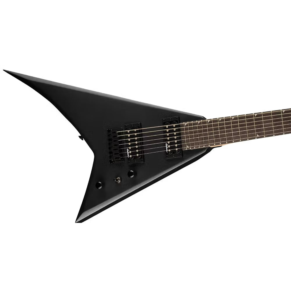 JS Series Rhoads JS22-7 RR HT Amaranth Fingerboard Satin Black