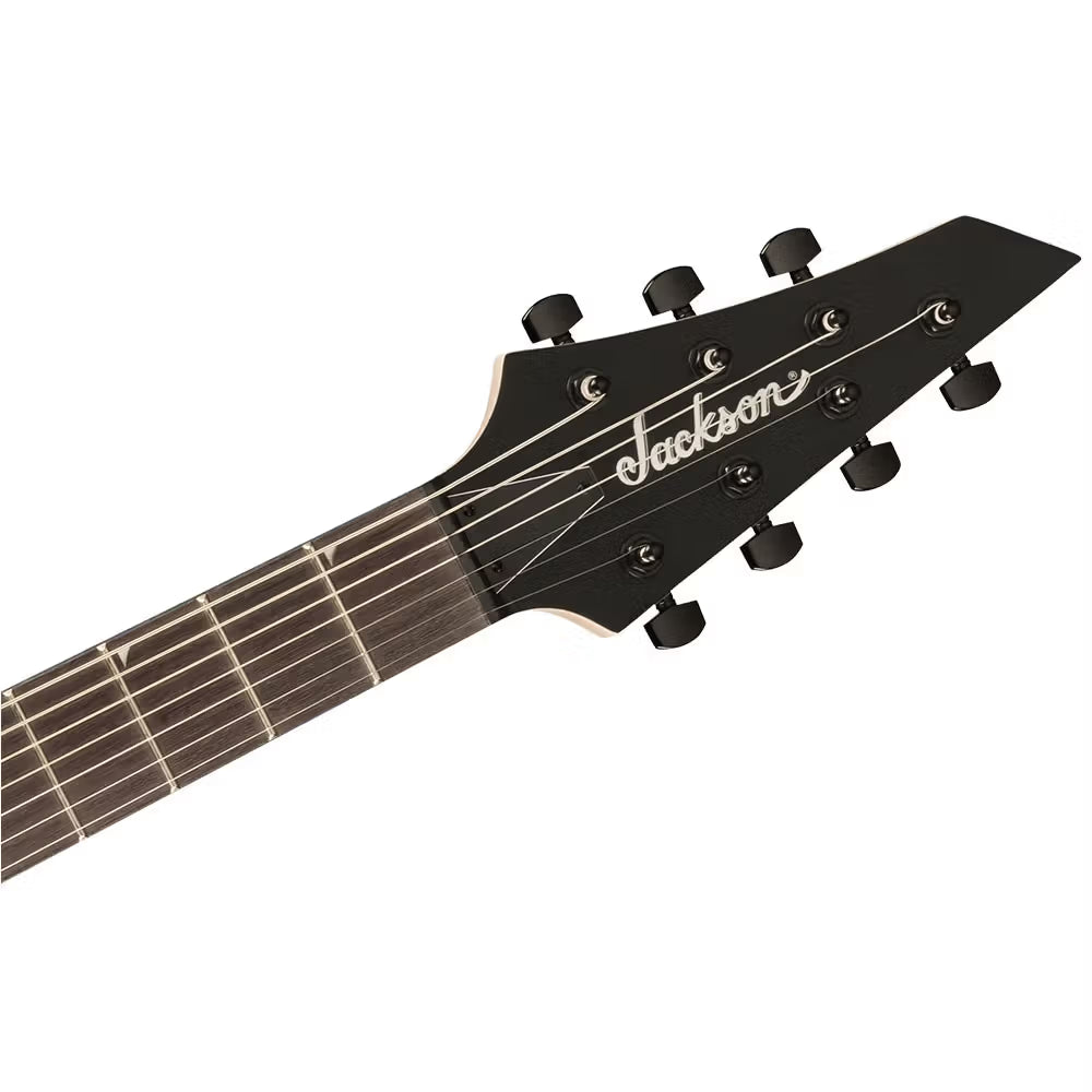 JS Series Rhoads JS22-7 RR HT Amaranth Fingerboard Satin Black