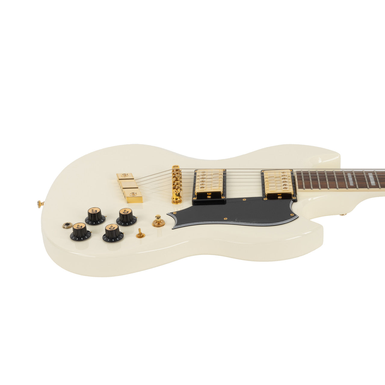 S-100 Polara Kim Thayil Signature Electric Guitar - Vintage White