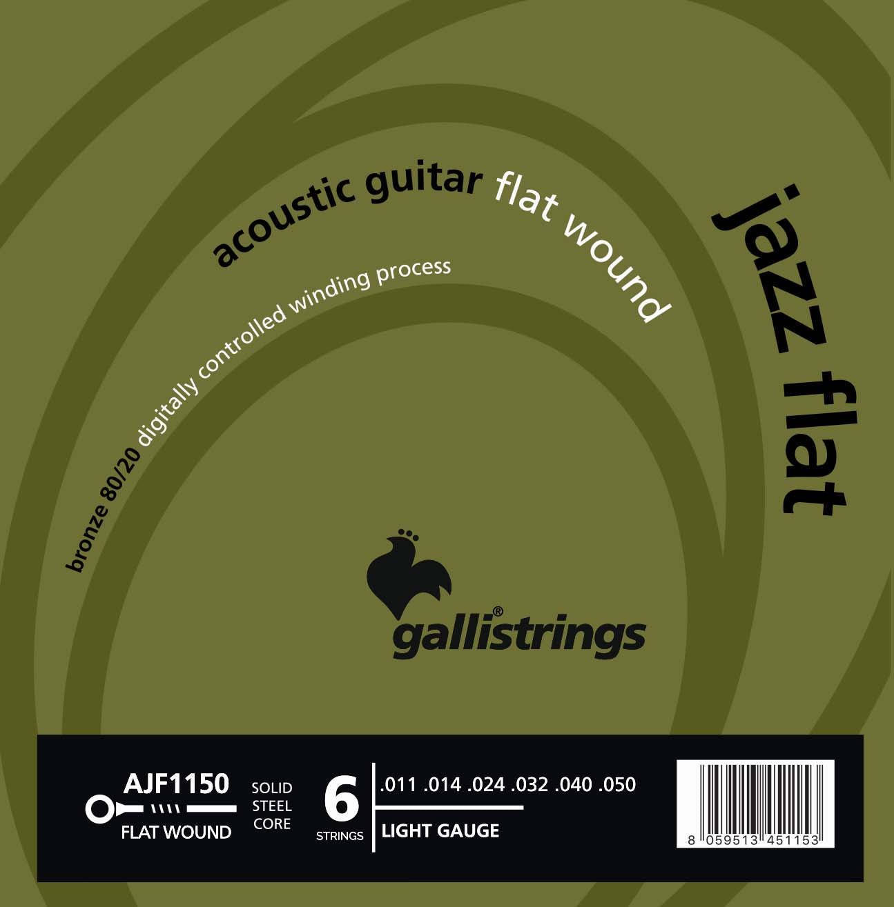 Jazz Flat Wound 11-50