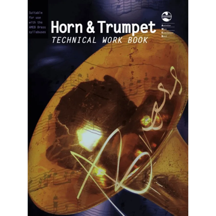 AMEB TRUMPET AND HORN TECHNICAL WORKBOOK-Print Music-Muso's Stuff 
