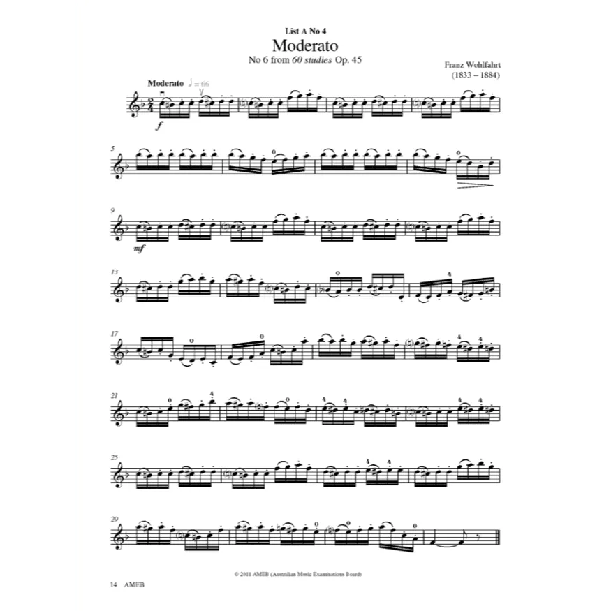 AMEB VIOLIN GR 2 SERIES 9--Muso's Stuff 