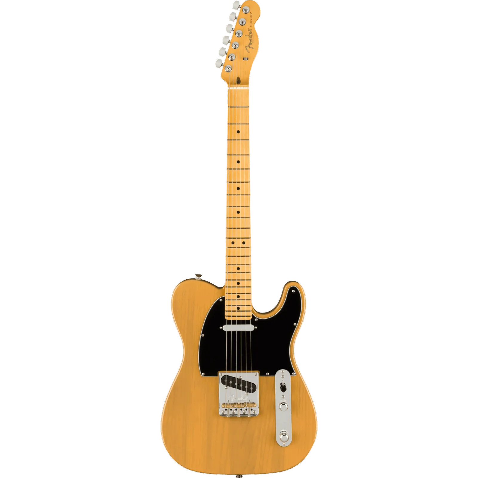 American Professional II Telecaster Maple Fingerboard Butterscotch Blonde-Guitars - Electric-Muso's Stuff 