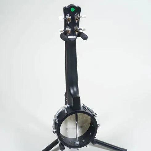 Banjo Ukulele 6 Inch Open Back Satin Black--Muso's Stuff 