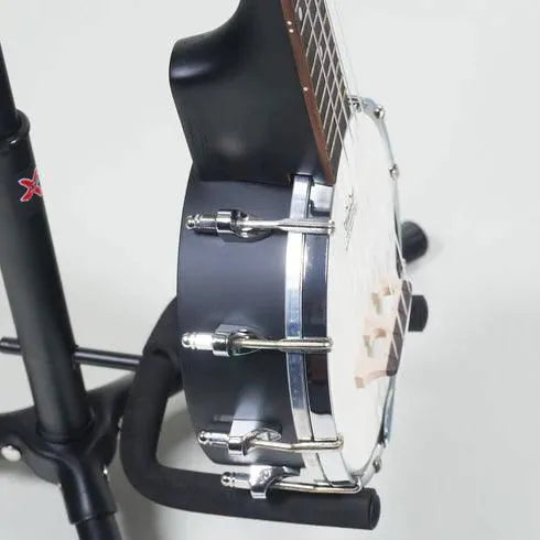 Banjo Ukulele 6 Inch Open Back Satin Black--Muso's Stuff 