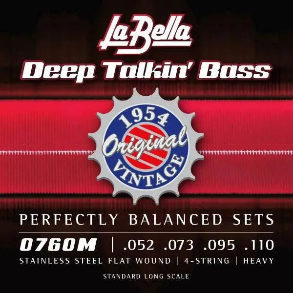 Bass 0760M DTB 1954 SS Flats 52-110-Strings - Bass-Muso's Stuff 