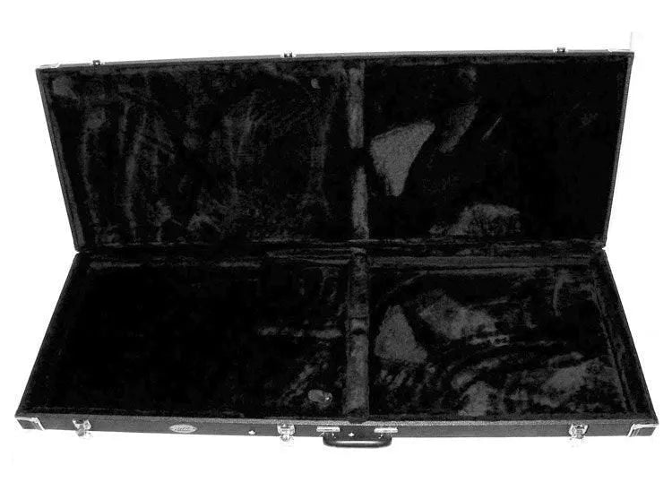 MBT Wooden Extreme Shapes Electric Guitar/Bass Case in Black---Muso's Stuff 