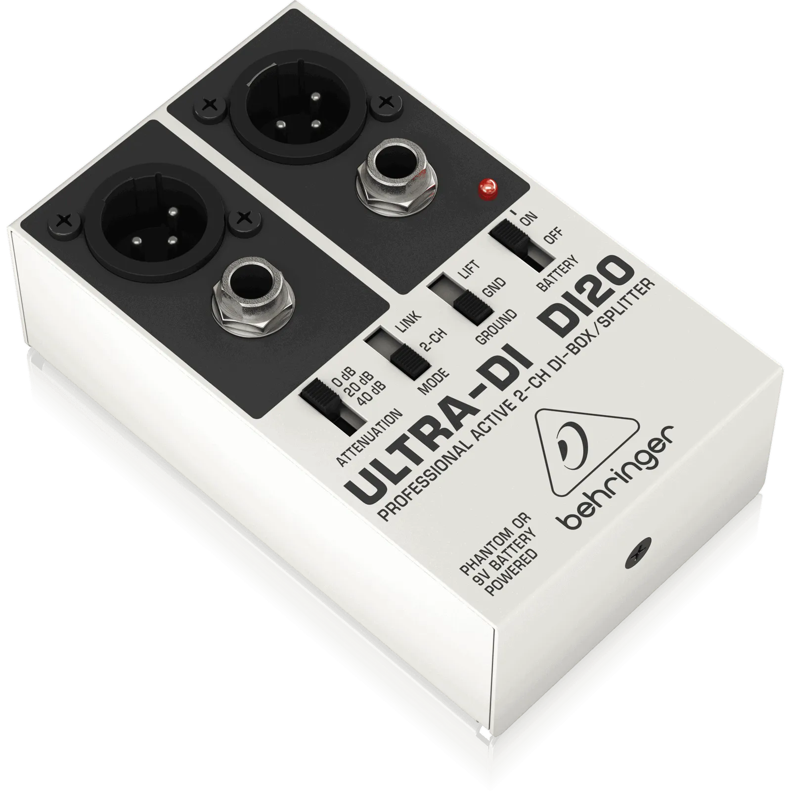 Behringer - 02 Channel Di Box Splitter Ultra Di Di20--Muso's Stuff 