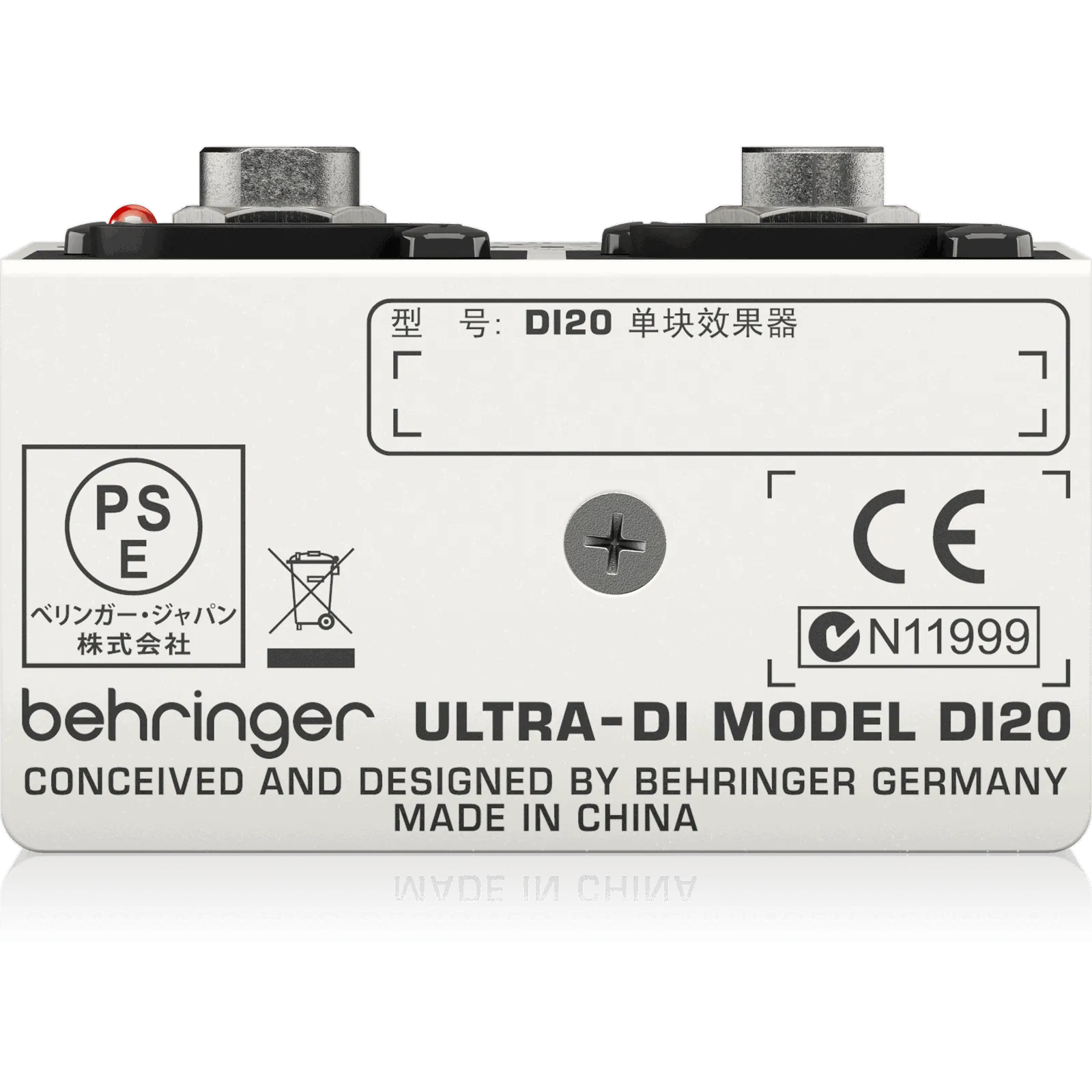 Behringer - 02 Channel Di Box Splitter Ultra Di Di20--Muso's Stuff 