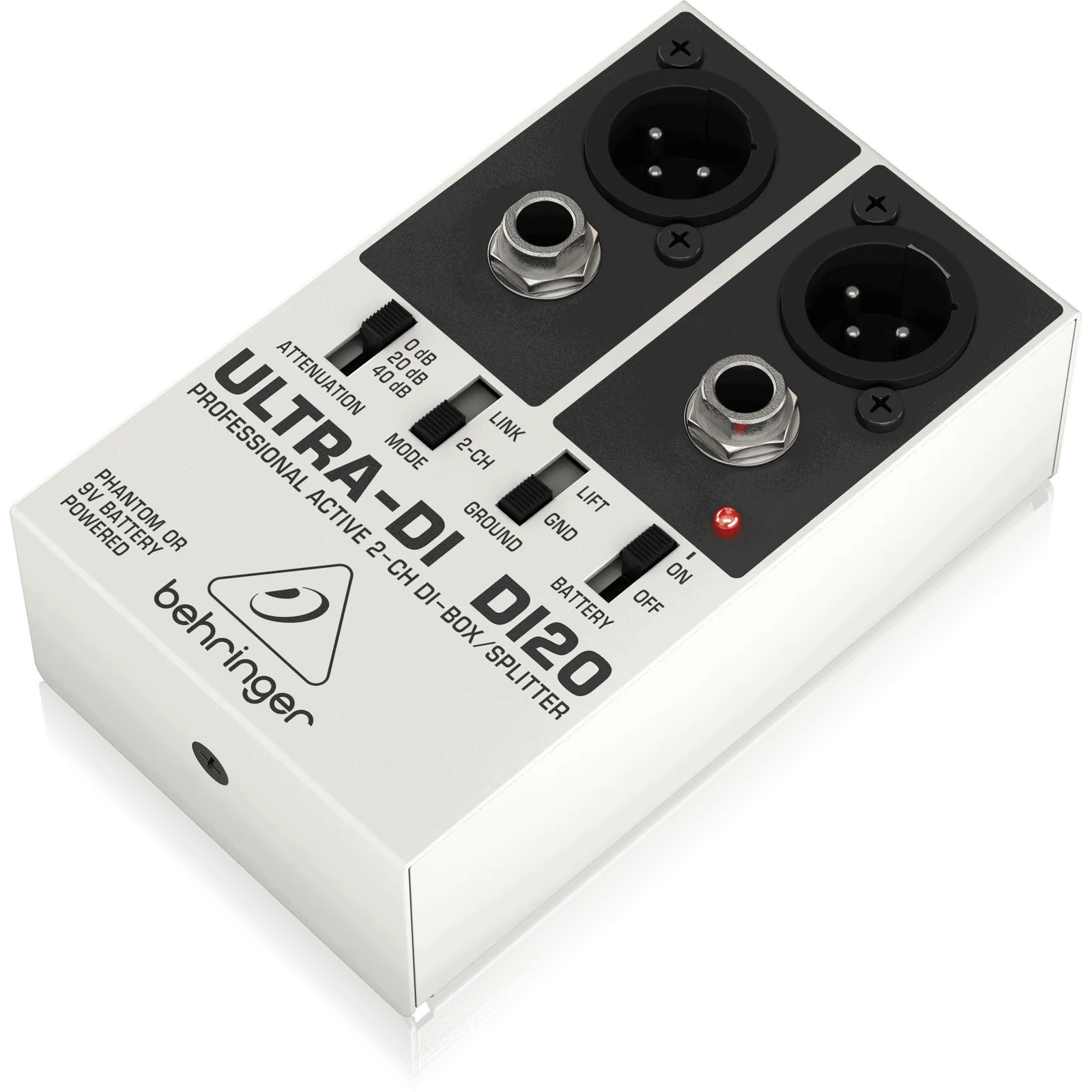 Behringer - 02 Channel Di Box Splitter Ultra Di Di20--Muso's Stuff 
