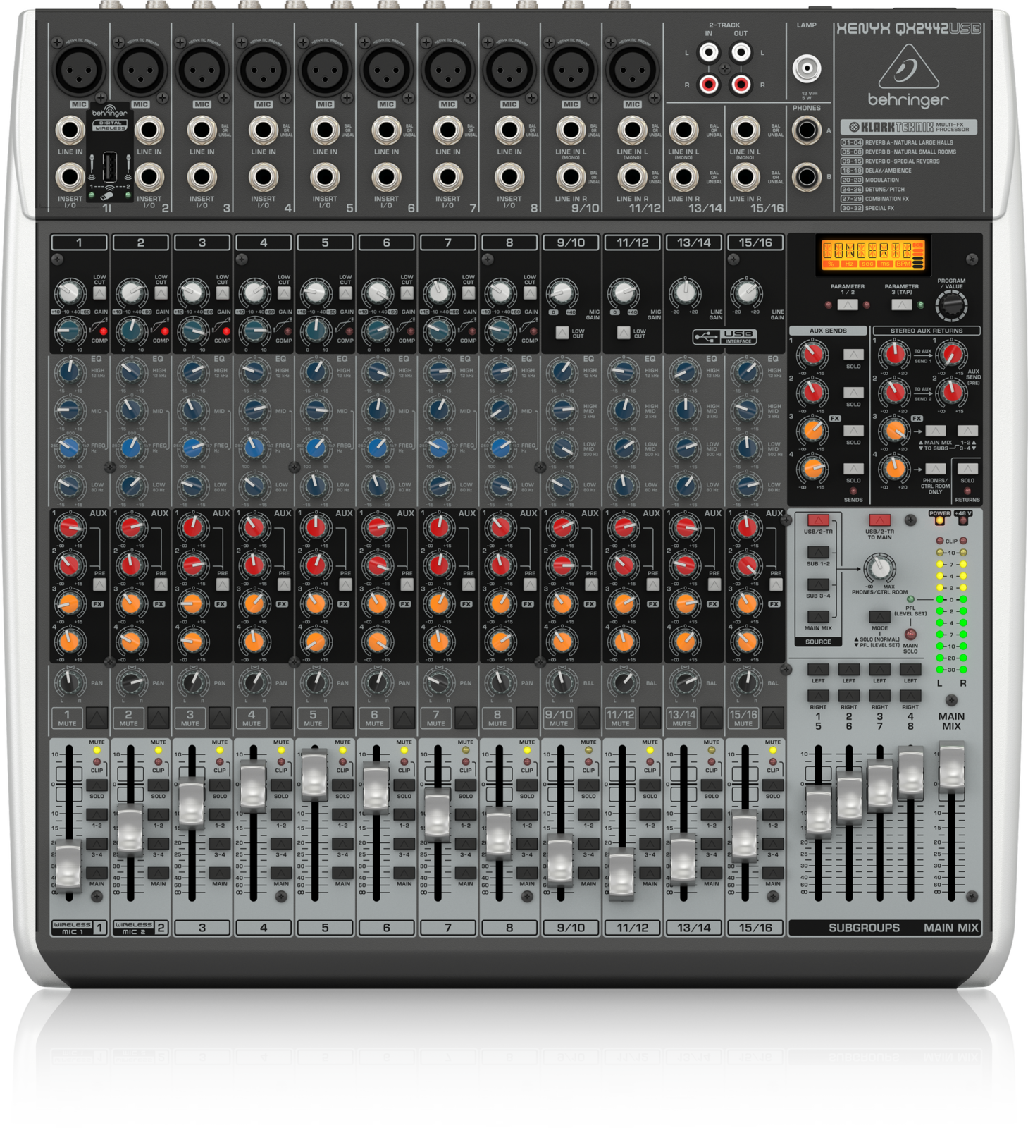 Behringer - Xenyx QX2442USB Mixer--Muso's Stuff 