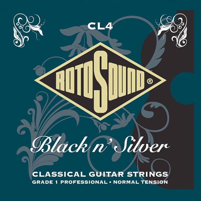 CL4 Black and Silver Classical Set-Strings - Classical Guitar-Muso's Stuff 