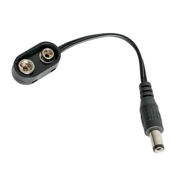 Carson Powerplay 9v Battery Clip Cable Female-Guitar - Effects Pedals-Muso's Stuff 