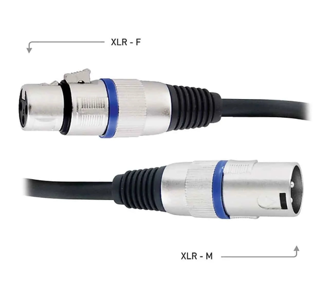 Carson Rocklines ROM20L, 20 ft (6.09 m), black, 6.8 mm outside diameter-Accessories - Cables & Adaptors-Muso's Stuff 