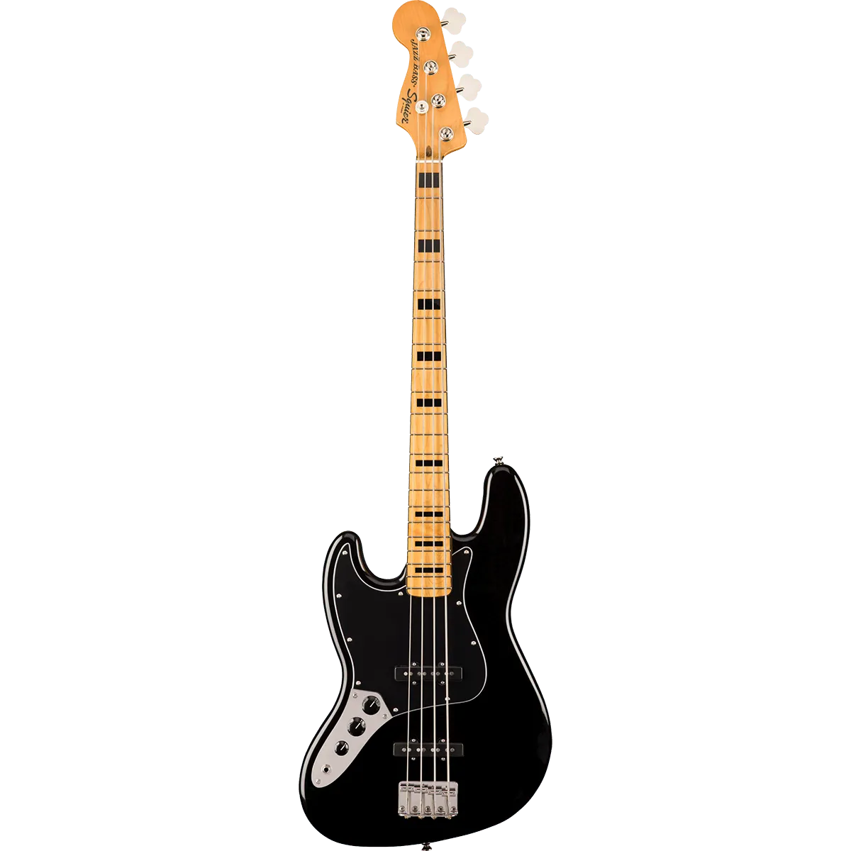 Classic Vibe 70S Jazz Bass Left-Handed Maple Fingerboard Black-Bass-Muso's Stuff 