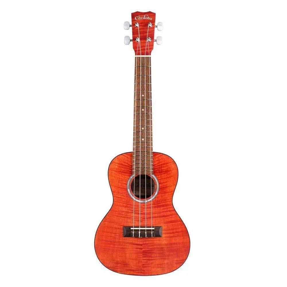 Cordoba 15CFM Concert Uke Rose Red-Ukuleles-Muso's Stuff 