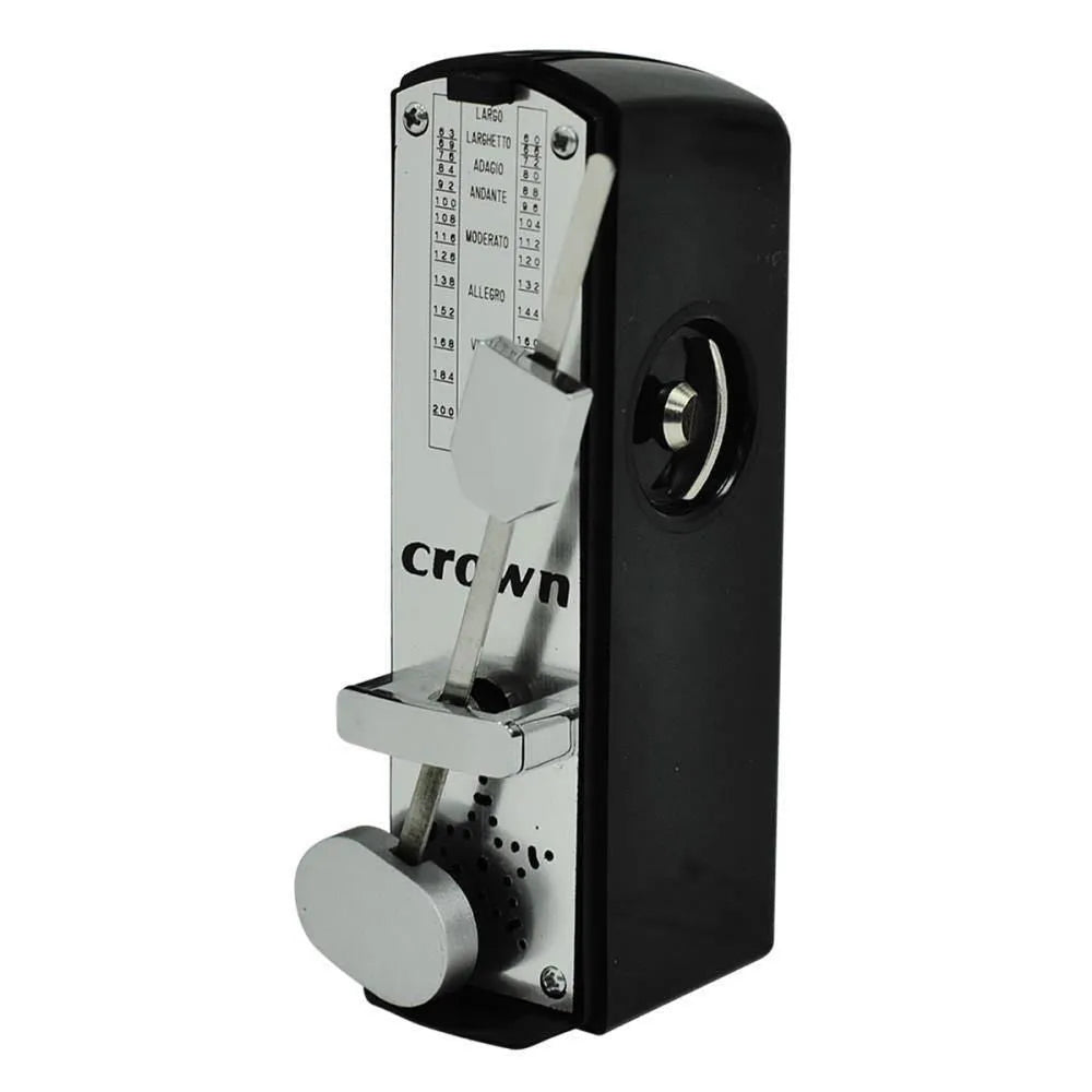 Crown - Mini Windup Metronome in Black-Tuners & Metronomes-Muso's Stuff 