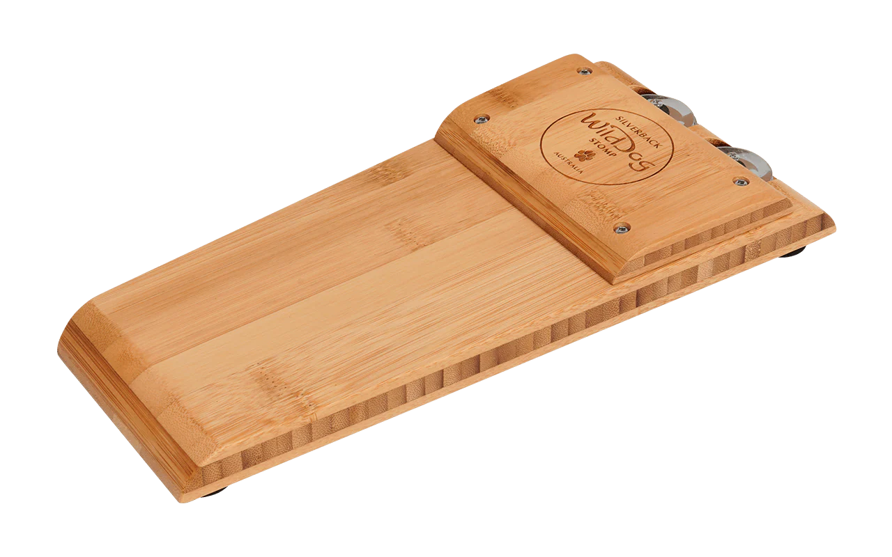 Silverback Stomp Box All Bamboo Timber w/ Jingles