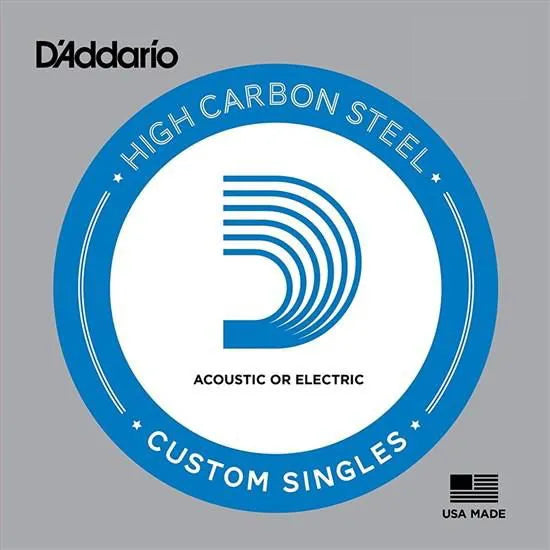 Daddario - Single .015 Acoustic or Electric Guitar String Plain Steel PL015-Strings - Singles-Muso's Stuff 