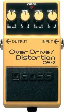 OS-2 Overdrive/Distortion Compact Pedal-Guitar - Effects Pedals-Boss-Muso's Stuff 