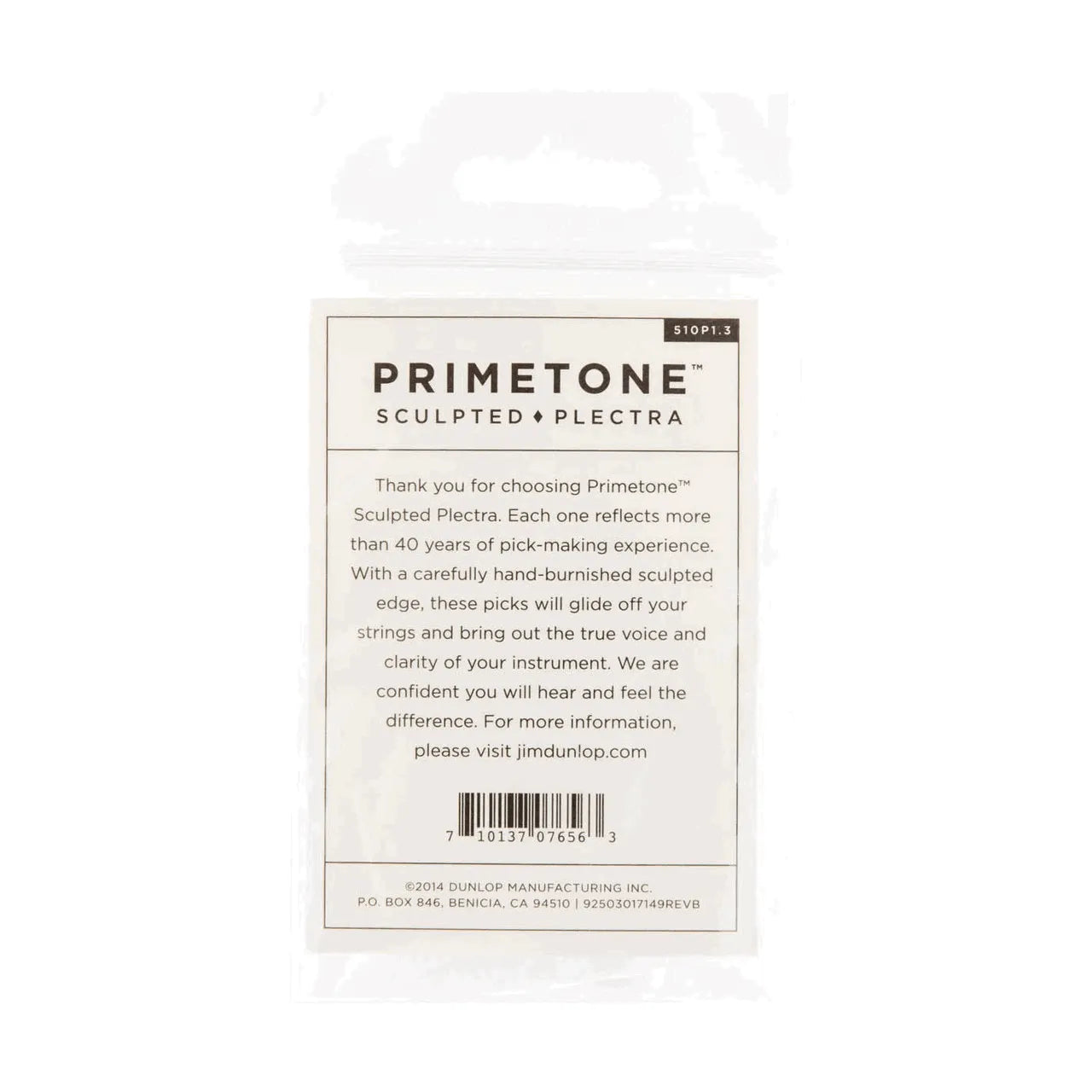 Dunlop 1.3mm Primetone Players--Muso's Stuff 