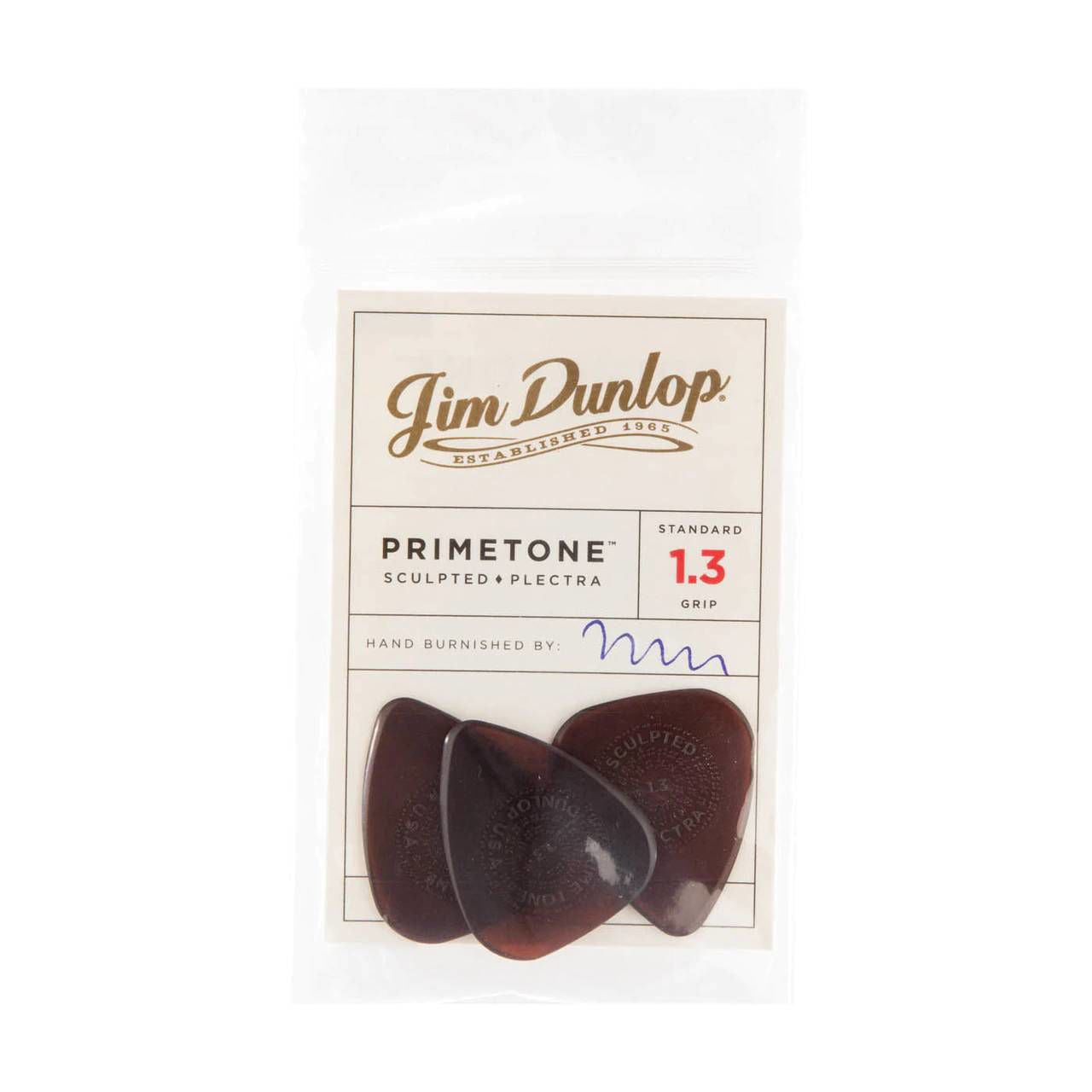 Dunlop 1.3mm Primetone Standard W/Grip Players Pack--Muso's Stuff 