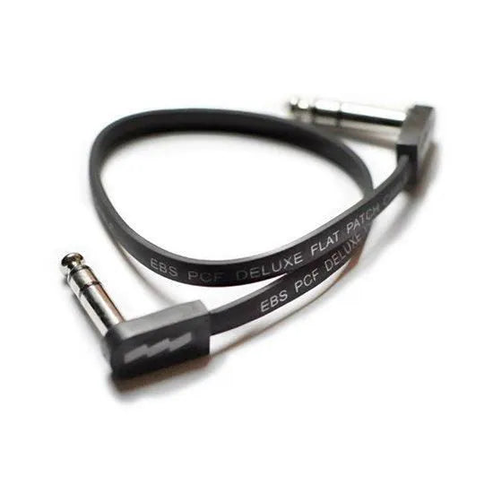EBS 28CM TRS Stereo Flat Patch Cable-Accessories - Cables & Adaptors-Muso's Stuff 