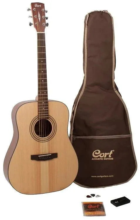 Earth Pack OP Dreadnought Guitar Pack Open Pore Gig Bag, Tuner, Picks, Strings-Guitars - Acoustic-Muso's Stuff 